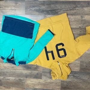 New Mix Teal and Mustard Kids Jackets